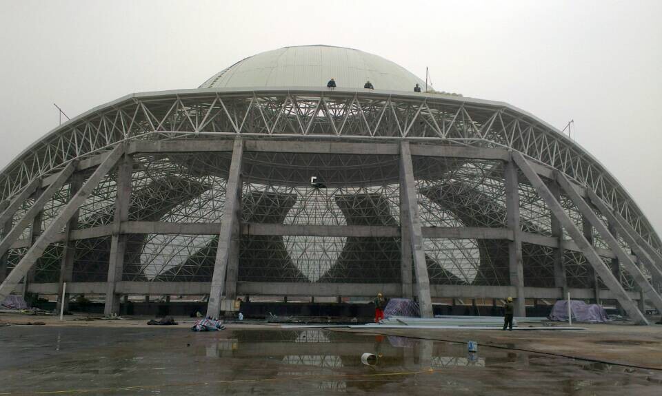 醴陵温泉馆网架工程